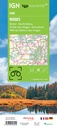 Wegenkaart - landkaart - Fietskaart D88 Top D100 Vosges - Vogezen | IGN - Institut Géographique National