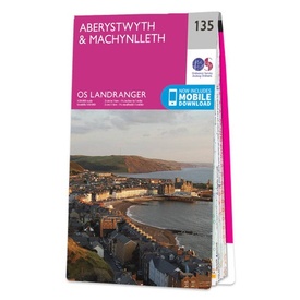 Wandelkaart - Topografische kaart 135 Landranger Aberystwyth & Machynlleth | Ordnance Survey