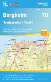 Wandelkaart - Topografische kaart 10 Sverigeserien Borgholm | Norstedts