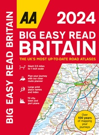 Wegenatlas Big Easy Read Britain 2024 | A3 | Ringband | AA Publishing