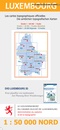 Wandelkaart Luxembourg Nord - Luxemburg Noord | | Topografische dienst Luxemburg