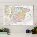 Wandkaart Classic Spanje & Portugal | 60 x 42 cm | Maps International