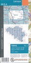 Wandelkaart - Topografische kaart 55/3-4 Topo25 Lierneux | NGI - Nationaal Geografisch Instituut