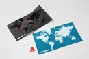 Wereldkaart Pin World Black Small | Palomar