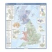 Wandkaart United-Kingdom Administration | 93 x 104 cm | Ordnance Survey