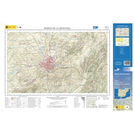 Topografische kaart 1021-I Morón de la Frontera | CNIG - Instituto Geográfico Nacional1