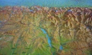 Reliëfkaart Pyreneeën  met voelbaar 3D reliëf | 113 x 80 cm (9782758534662) | IGN - Institut Géographique National