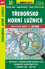 Wandelkaart 441 T?ebo?sko, Horní Lužnice | Shocart