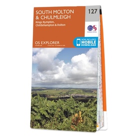 Wandelkaart - Topografische kaart 127 OS Explorer Map South Molton & Chulmleigh | Ordnance Survey