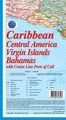 Wegenkaart - landkaart Caribbean, Central America, Virgin Islands, Bahamas | Kasprowski Maps