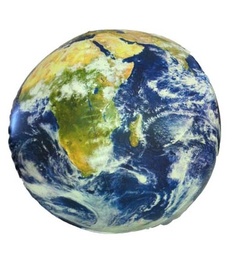 Opblaasbare wereldbol - globe Aarde - Satellietbeeld 30cm | ITMB