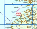 Wandelkaart - Topografische kaart 10102 Norge Serien Folda | Nordeca