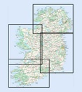 Wegenkaart - landkaart Ireland East ( Ierland ) | Ordnance Survey Ireland