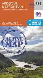 Wandelkaart - Topografische kaart 391 OS Explorer Map | Active Ardgour / Strontian | Ordnance Survey