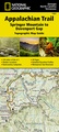 Wandelgids 1501 Topographic Map Guide Appalachian Trail - Springer Mountain to Davenport Gap | National Geographic