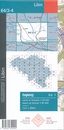 Topografische kaart - Wandelkaart 64/3-4 Topo25 Libin | NGI - Nationaal Geografisch Instituut