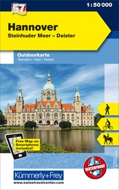 Wandelkaart 57 Outdoorkarte Hannover | Kümmerly & Frey