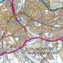 Wandelkaart - Topografische kaart 171 Landranger Cardiff & Newport, Pontypool Wales | Ordnance Survey