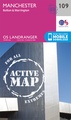 Wandelkaart - Topografische kaart 109 Landranger Active Manchester / Bolton / Warrington | Ordnance Survey