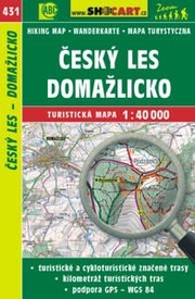 Wandelkaart 431 Ceský les, Domažlicko - Oberpfälzer Wald, Taus | Shocart