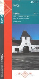 Wandelkaart - Topografische kaart 44/1-2 Topo25 Rongy | NGI - Nationaal Geografisch Instituut