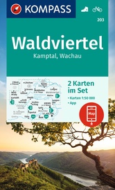 Wandelkaart 203 Waldviertel | Kompass