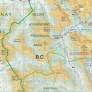 Wandelkaart 05 Banff National Park and Mt. Assiniboine | Gem Trek Maps