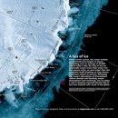 Wandkaart 20091 Antarctica Satellite Map, 78 x 50 cm | National Geographic