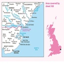 Wandelkaart - Topografische kaart 169 Landranger Ipswich & The Naze, Clacton-on-sea | Ordnance Survey