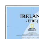 Wandkaart Ireland – Ierland, 76 x 91 cm | National Geographic