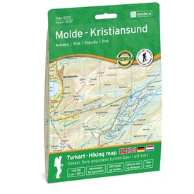 Wandelkaart 3047 Topo 3000 Molde - Kristiansund | Nordeca