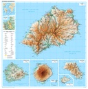 Wandelkaart - Wegenkaart - landkaart St Helena & Dependencies | Gizi Map