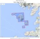 Wandelkaart Rum, Eigg, Canna, Muck | Harvey Maps