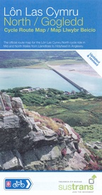 Fietskaart Cycle Route Map Lôn Las Cymru North | Sustrans