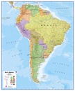 Wandkaart Zuid Amerika - South America political, 100 x 120 cm | Maps International Wandkaart Zuid Amerika politiek, 100 x 120 cm | Maps International