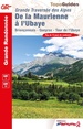 Wandelgids 531 De la Maurienne à l'Ubaye - La Traversée des Alpes | FFRP