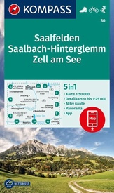 Wandelkaart 30 Saalfelden - Saalbach-Hinterglemm - Zell am See | Kompass