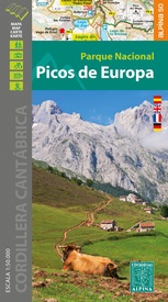 Wandelkaart Picos de Europa PN  - Cordillera Cantabrica | Editorial Alpina