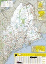 Wegenkaart - landkaart State Guide Map Maine | National Geographic