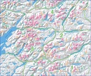 Wandelkaart Munro and Corbett Chart | Harvey Maps