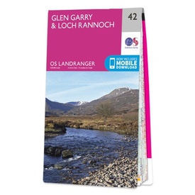 Wandelkaart - Topografische kaart 042 Landranger Glen Garry & Loch Rannoch | Ordnance Survey