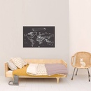 Krijtbord - Woody Map Chalkboard Wereld | Miss Wood